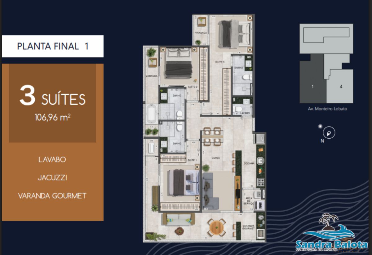 Shakam Residence apartamentos de 2 dormitórios no Itaguá/Ubatuba