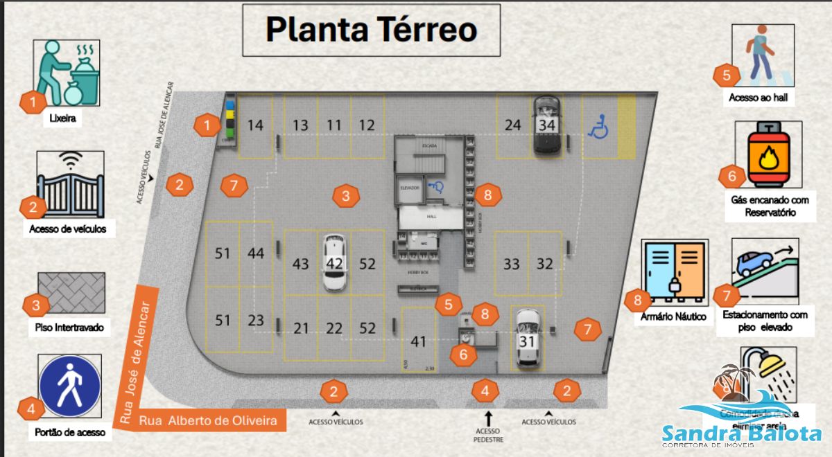 Unidades com 2 dormitórios sendo 1 suíte de 66,43m²