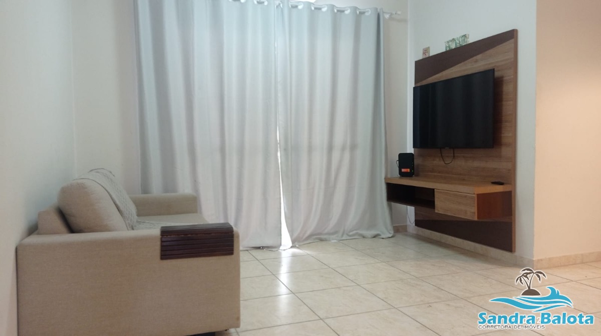 Apartamento a 100 metros da praia com 2 dormitórios de 71m²