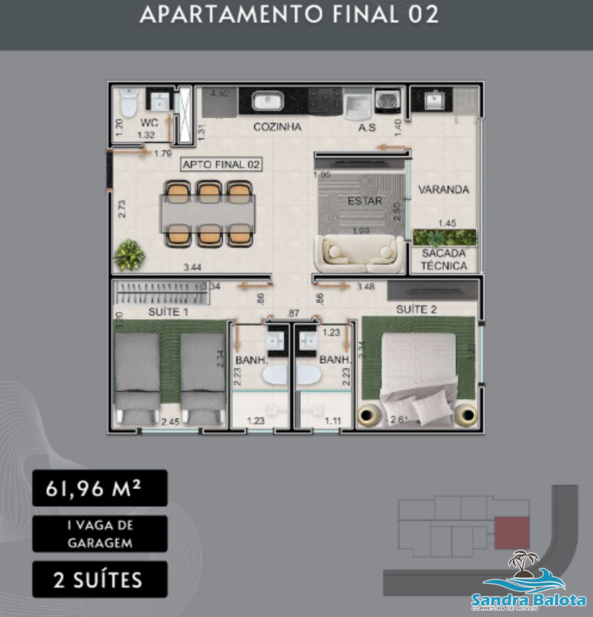 Unidades de lofts, 1 e 2 dormitórios/centro-Ubatuba
