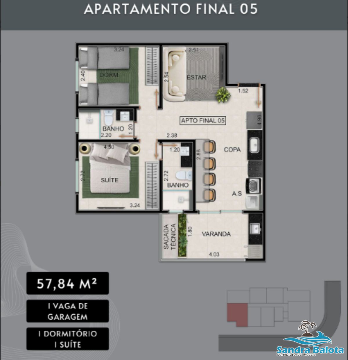 Unidades de lofts, 1 e 2 dormitórios/centro-Ubatuba