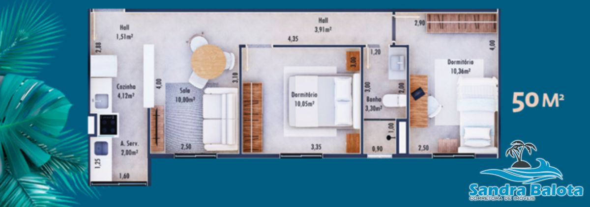 Seu ap no litoral com parcelas a partir de R$ 854 residencia