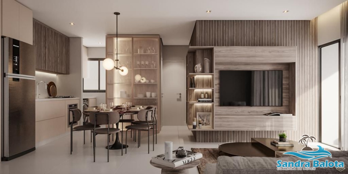 Apartamentos a 450 metros da praia da Toninhas