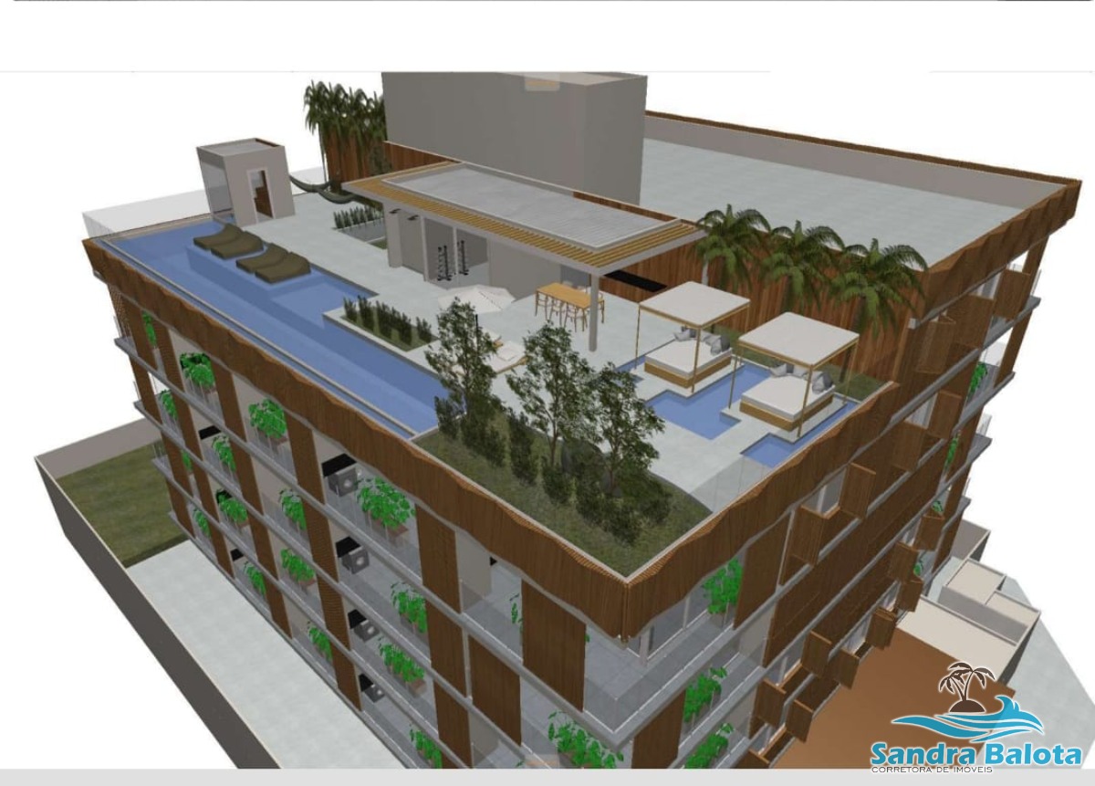 Apartamentos a 450 metros da praia da Toninhas