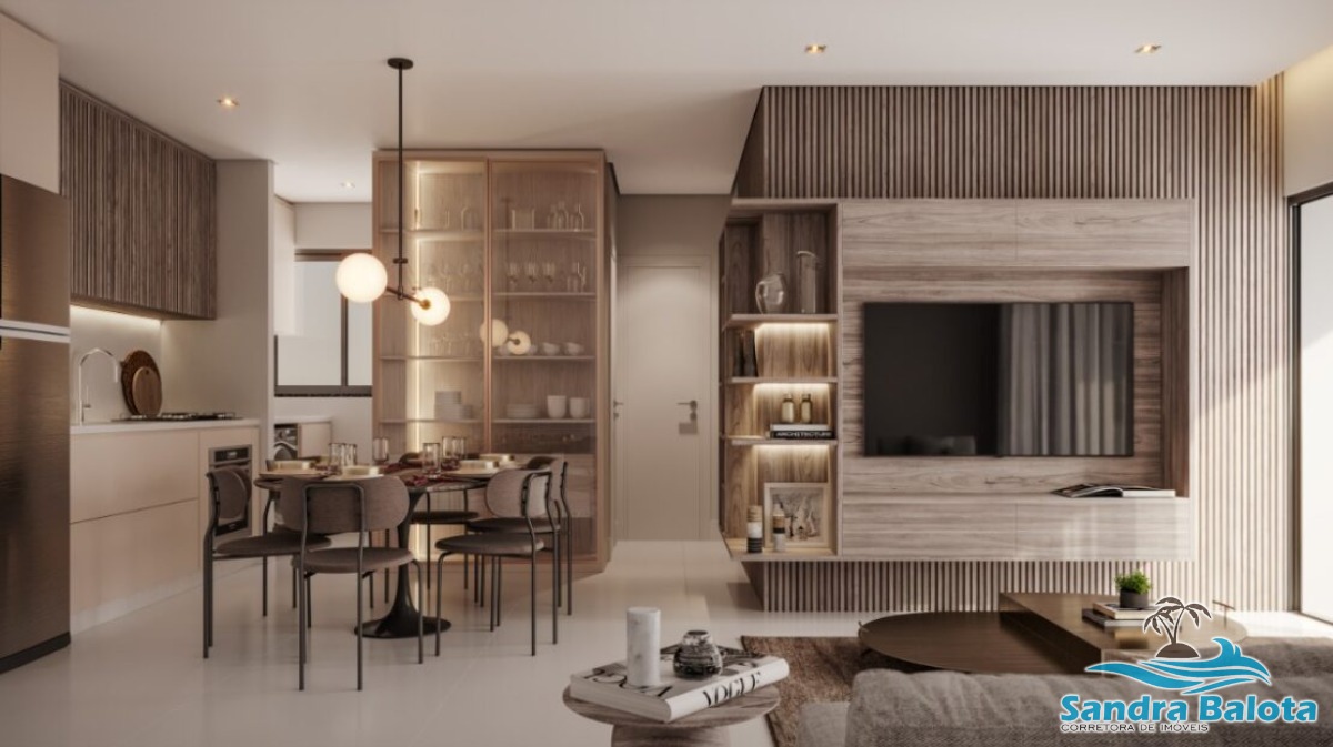 Apartamentos a 450 metros da praia da Toninhas