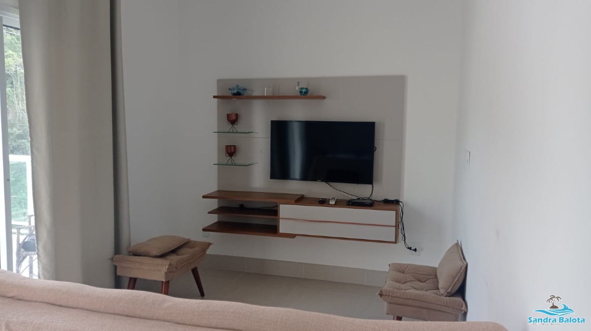 Belíssima cobertura com 3 dormitórios/praia grande-ubatuba