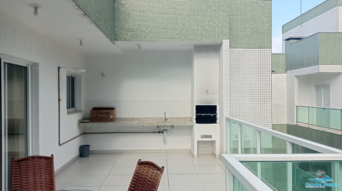 Belíssima cobertura com 3 dormitórios/praia grande-ubatuba
