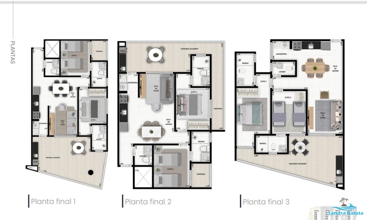 Apartamento Praia Grande/ 2 dormitórios sendo 1 suíte mais lavabo