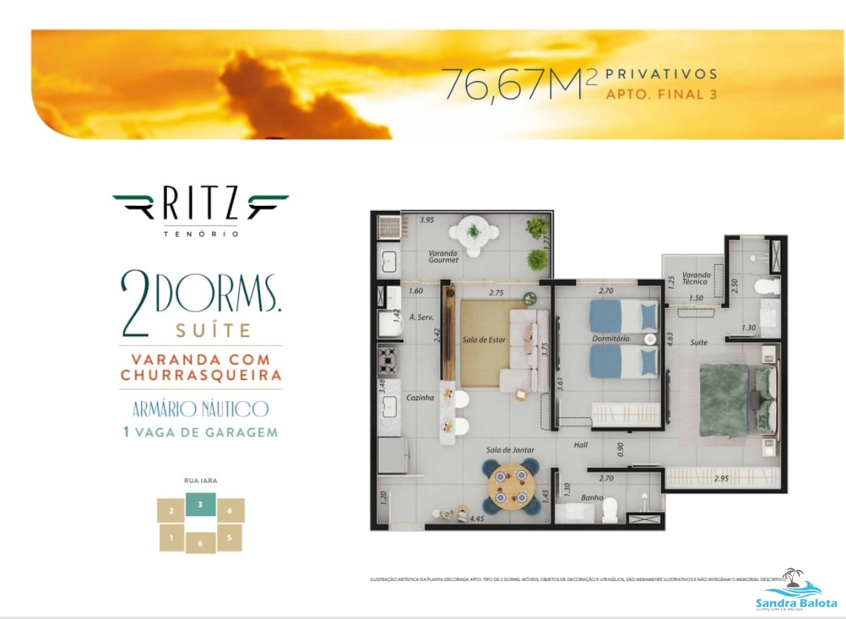 Belíssimo empreendimento com 2 dormitórios no Tenório/Ubatuba