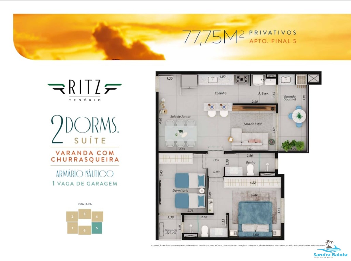 Belíssimo empreendimento com 2 dormitórios no Tenório/Ubatuba