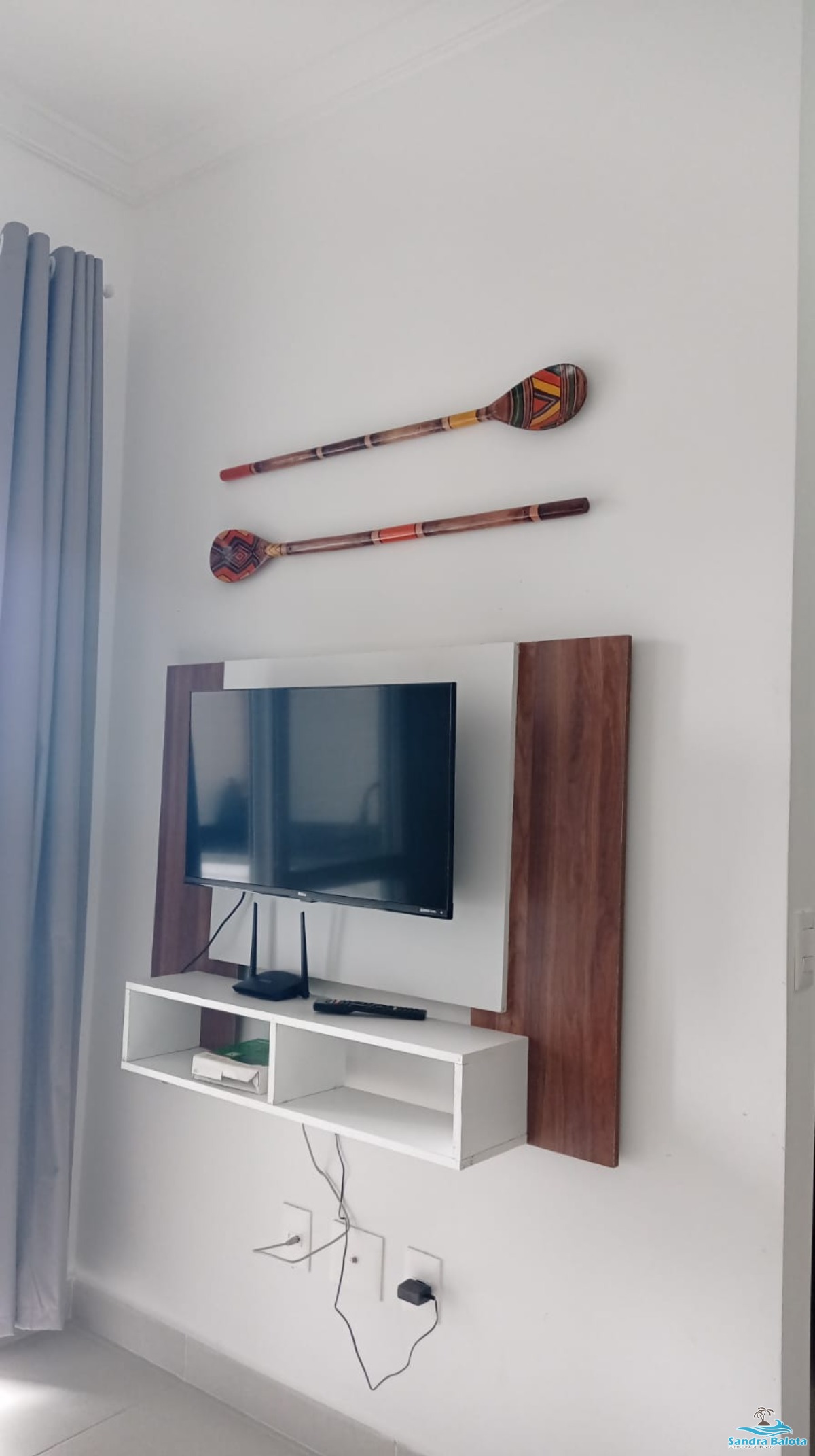 Apartamento de 1 dormitório com varanda gourmet/Toninhas