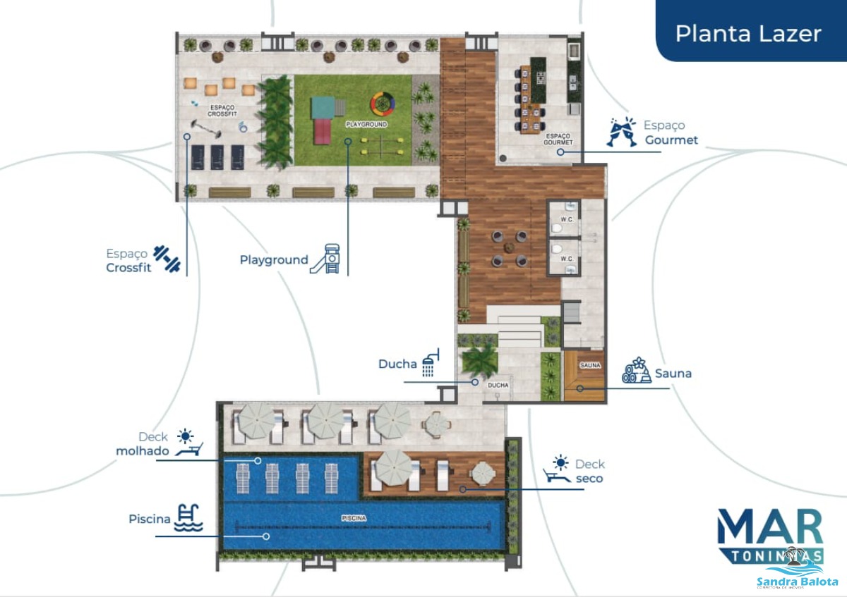 Stúdios de 35,70 m²/Toninhas-Ubatuba