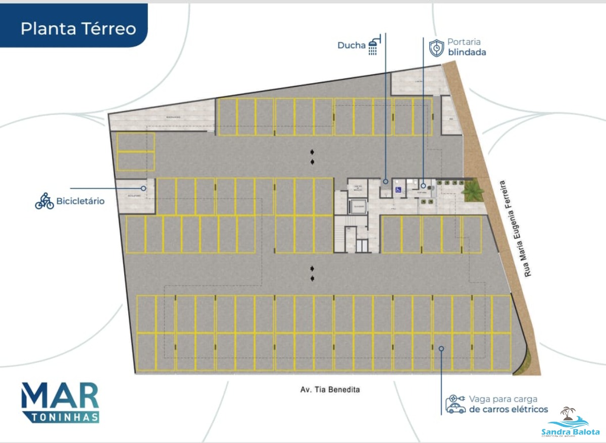 Stúdios de 35,70 m²/Toninhas-Ubatuba