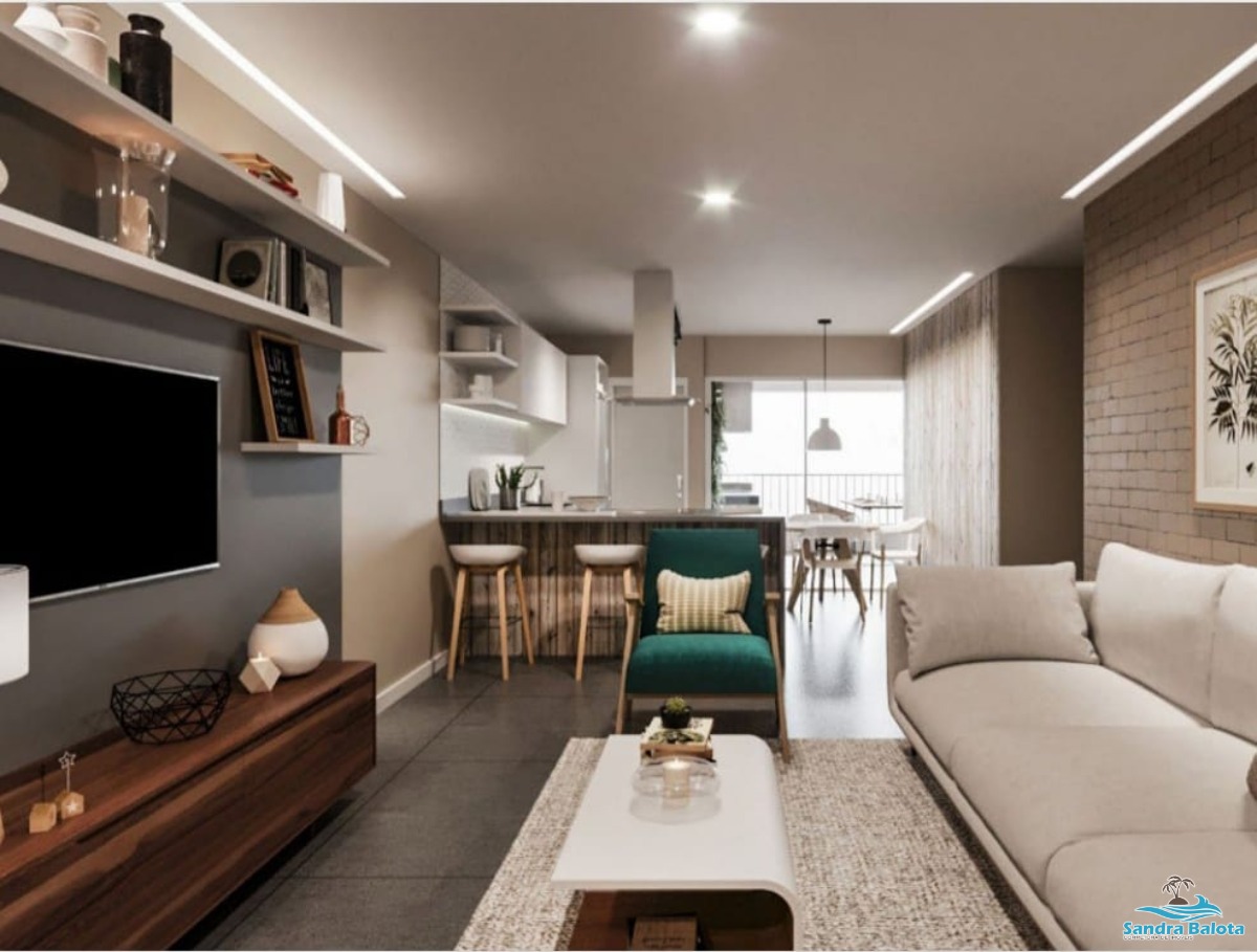 Apartamento com 2 dormitórios sendo 1 suíte no centro de Ubatuba