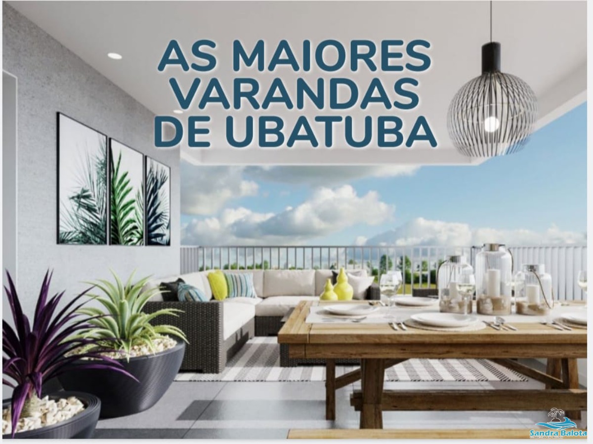 Apartamento com 2 dormitórios sendo 1 suíte no centro de Ubatuba
