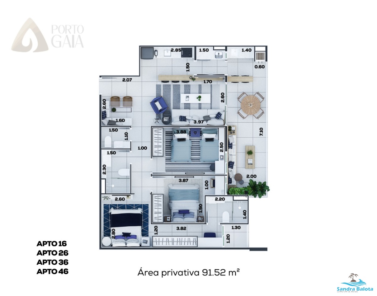 Apartamentos com 3 dormitórios com 1 suíte/Itaguá-Ubatuba