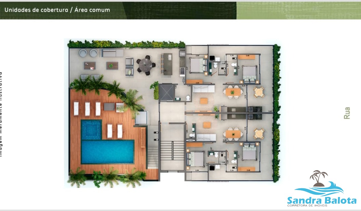 Apartamentos com 2 suítes e 1 lavabo/Itaguá