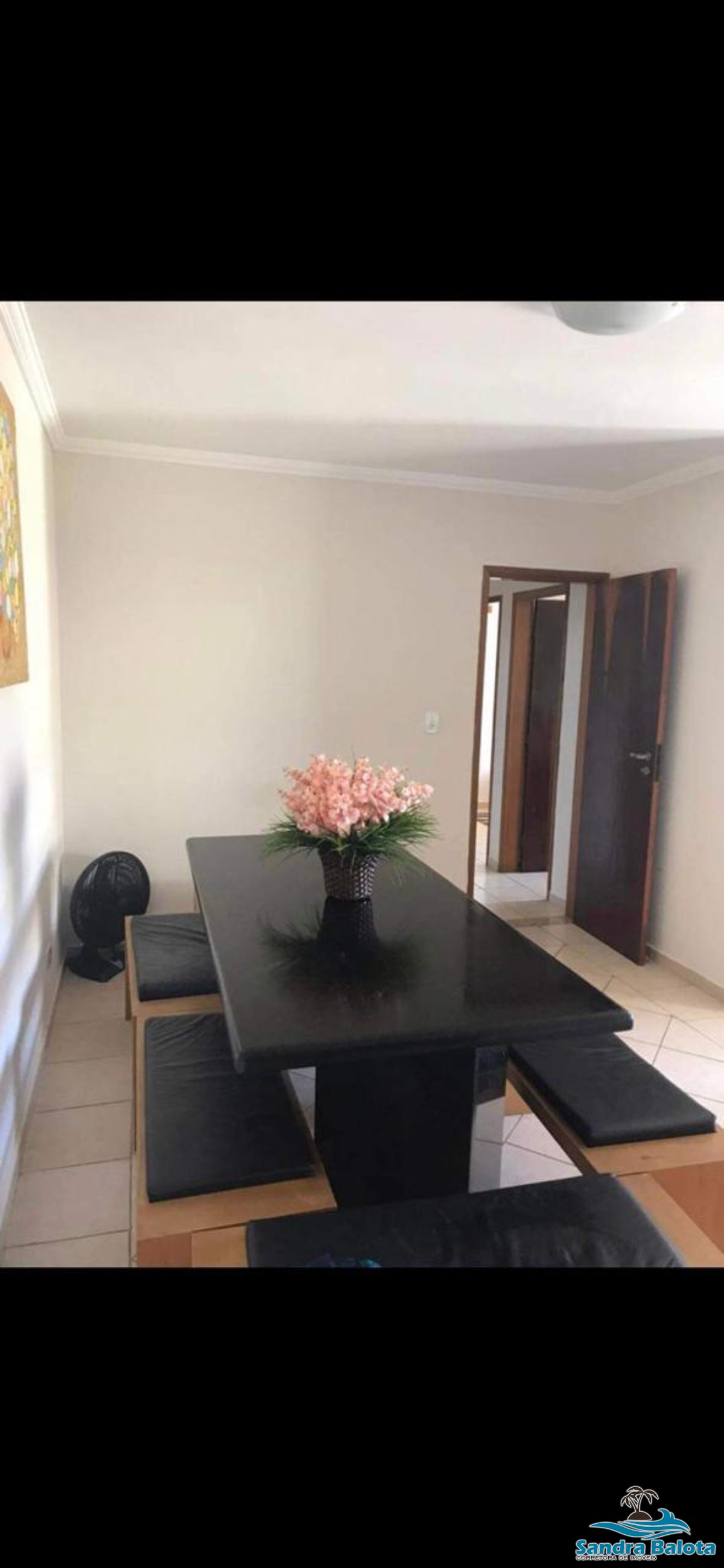 Apartamento a 100 metros da praia/2 dormitórios