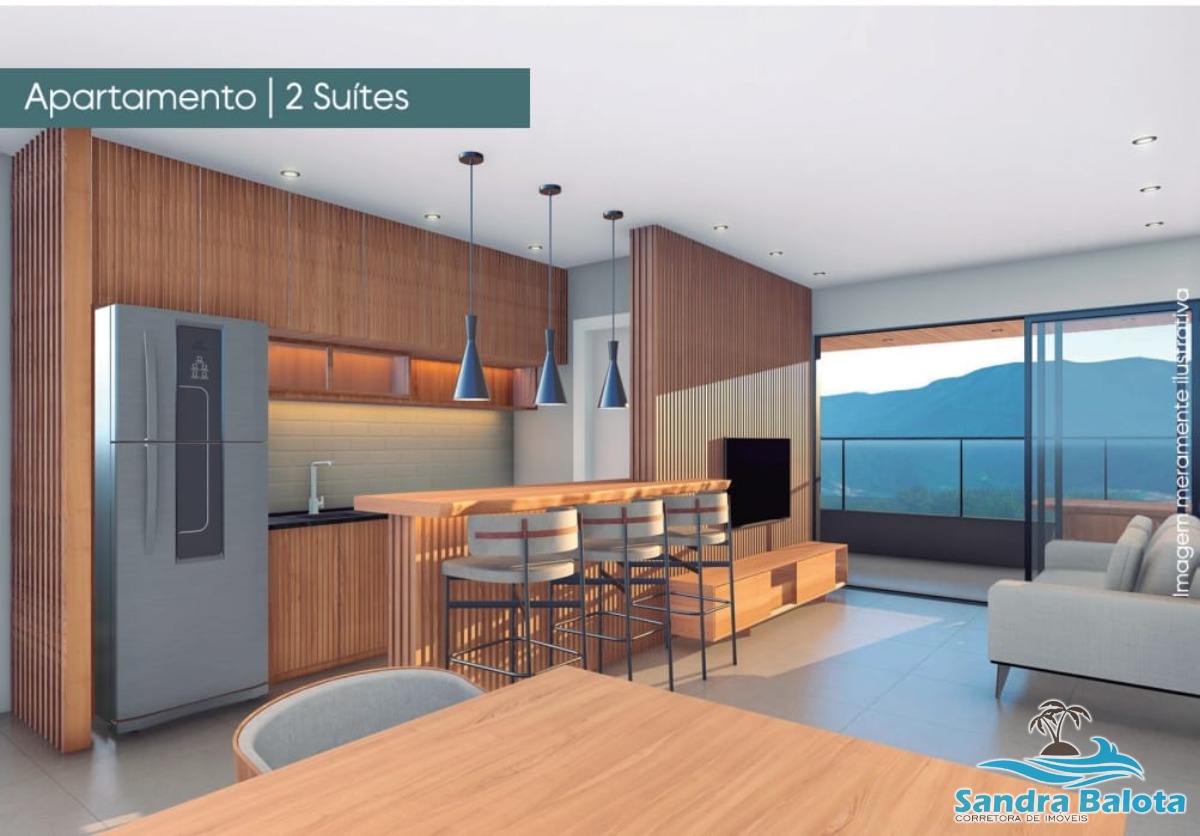 Apartamentos com 1 e 2 dormitórios no centro de ubatuba