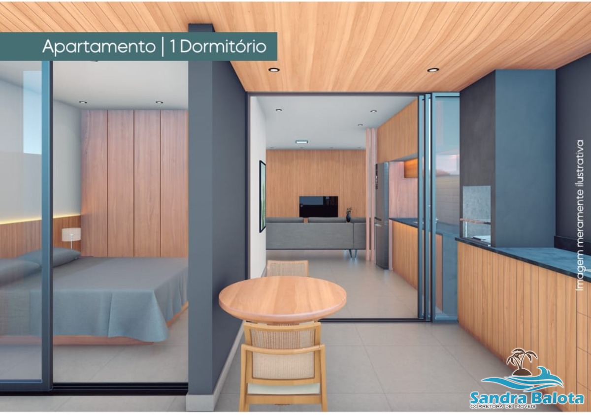 Apartamentos com 1 e 2 dormitórios no centro de ubatuba