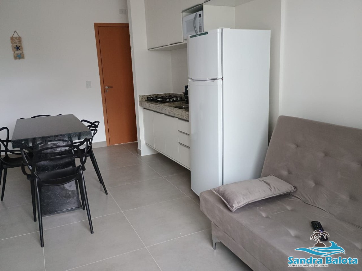 Apartamento com 1 dormitório sendo suíte, novo, mobiliado/Praia Grande-Ubatuba