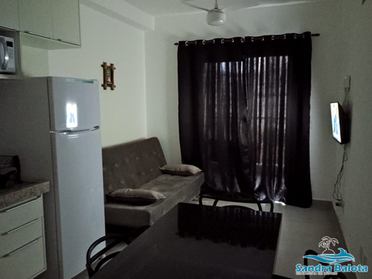 Apartamento com 1 dormitório sendo suíte, novo, mobiliado/Praia Grande-Ubatuba