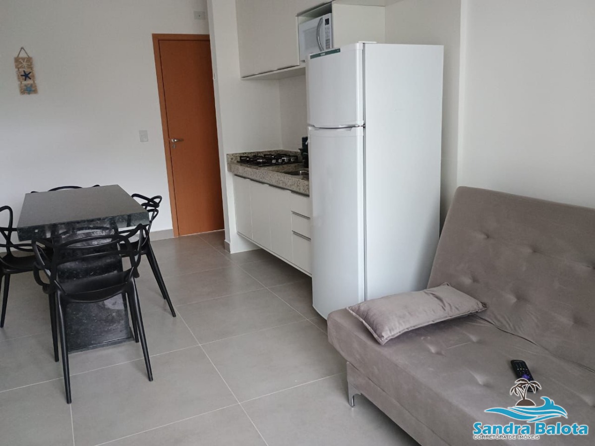 Apartamento com 1 dormitório sendo suíte, novo, mobiliado/Praia Grande-Ubatuba