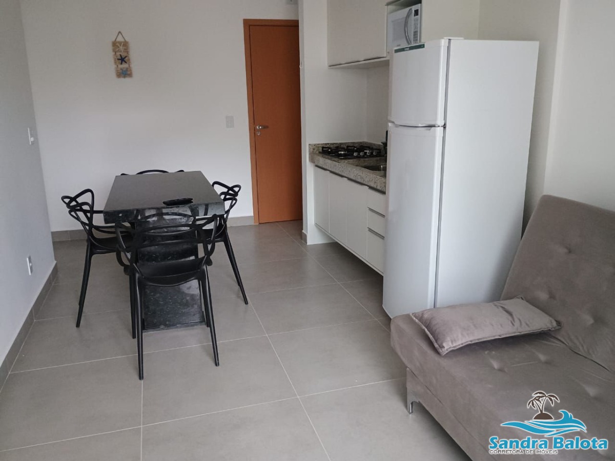 Apartamento com 1 dormitório sendo suíte, novo, mobiliado/Praia Grande-Ubatuba