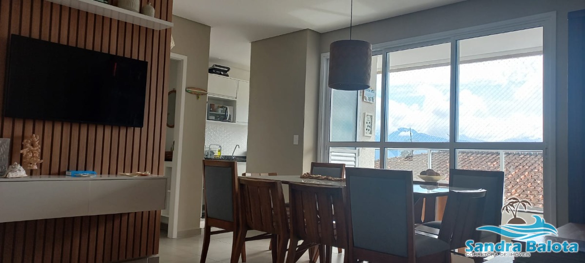 Apartamento com 2 suítes mais lavabo/tenório-ubatuba